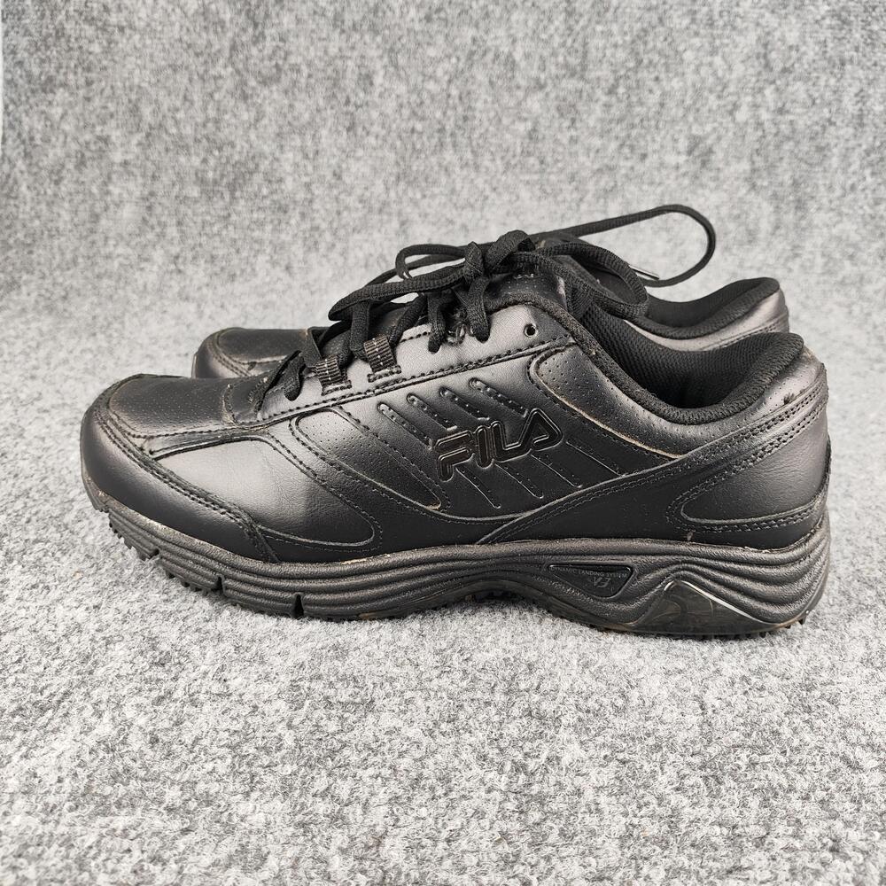 Fila Shoes Womens Size 10 Black Slip Resistant Walking Sneakers 5HGW3004-001
